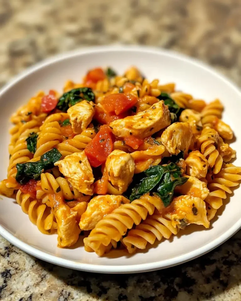 Irresistible Tomato Spinach Chicken Pasta for a Flavorful Weeknight Delight - Featured Image
