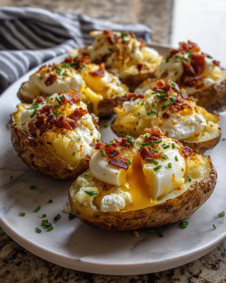 Twice Baked Loaded Breakfast Potatoes That Will Transform Your Morning Meal - Featured Image