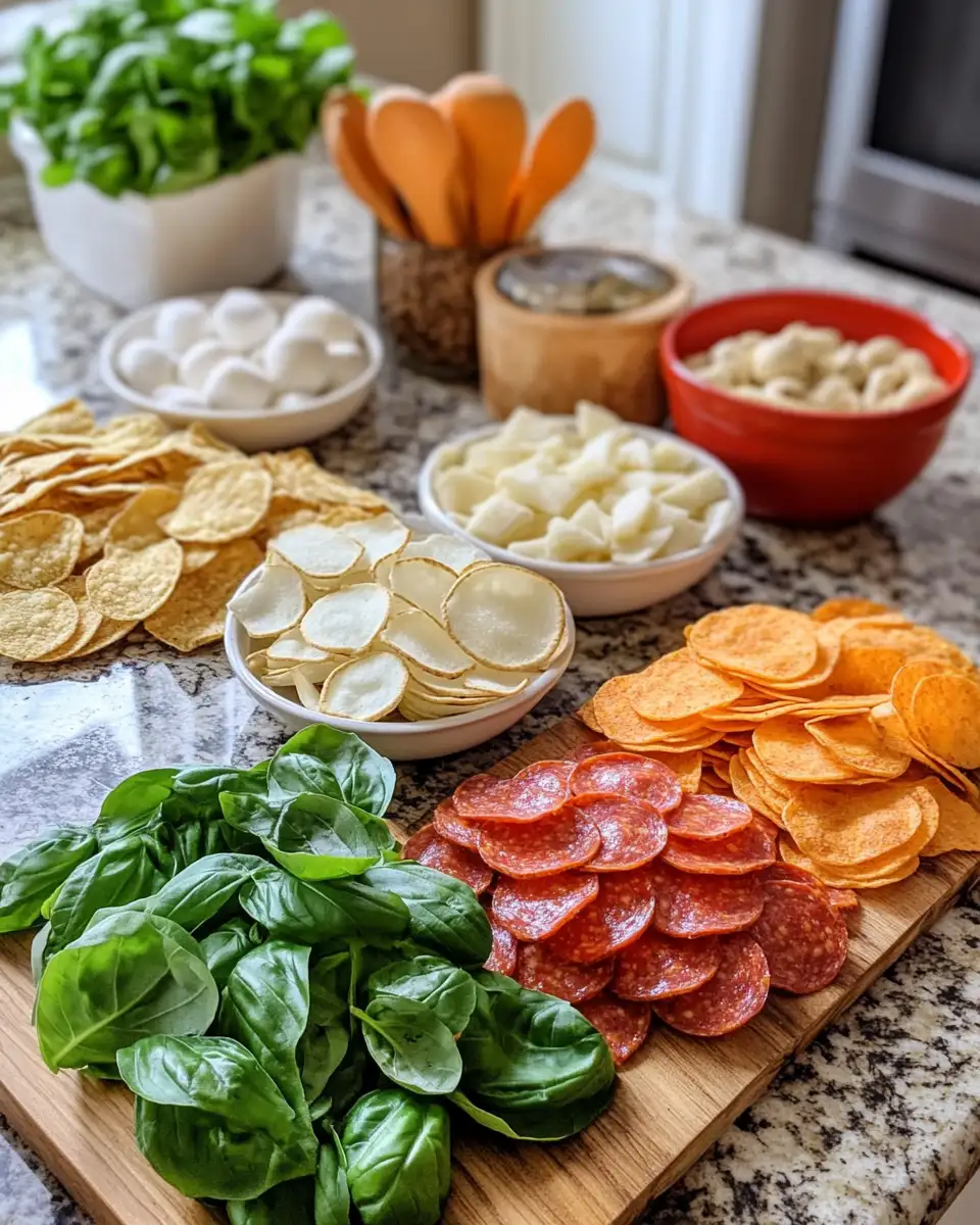 Ingredients for Snacking Revolution with 2 Ingredient Pizza Chips