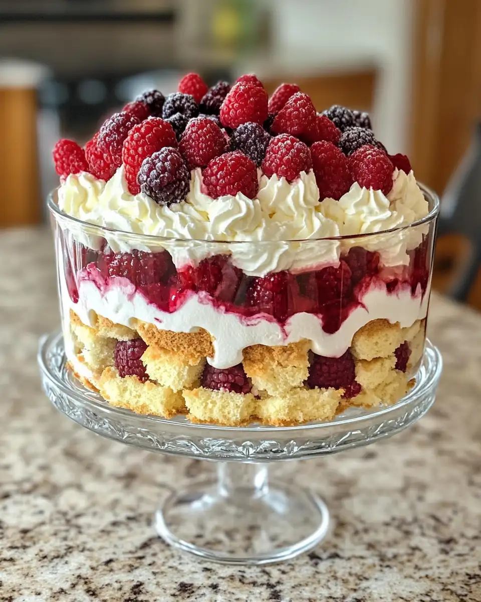 Final dish - Layers of Delight: Discover the Magic of Berry Trifle Cake