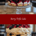 Decadent Berry Trifle Cake 🍓🍰