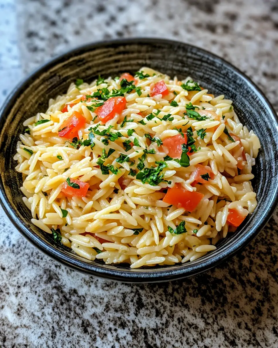 Final dish - Orzo Perfection: Discover the Best Dinner Recipe Yet