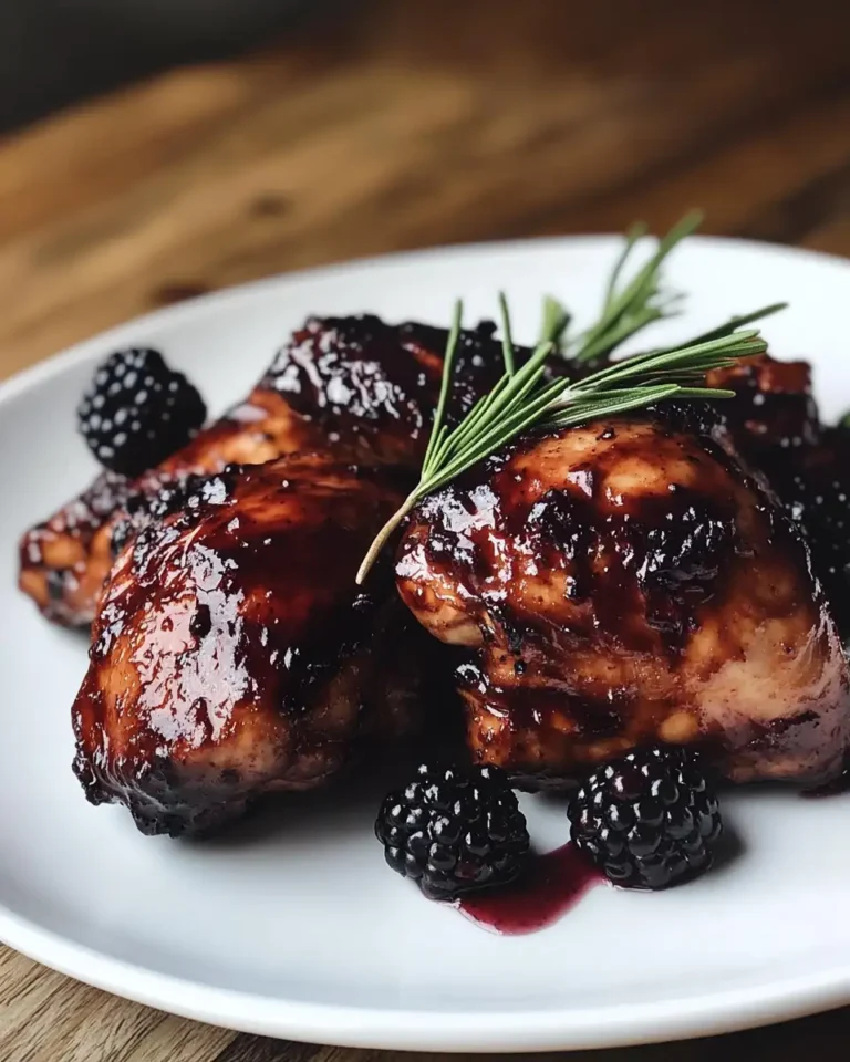 Bourbon Blackberry Chicken: A Sweet and Smoky Culinary Adventure - Featured Image