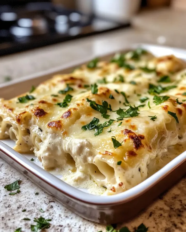 Irresistibly Cheesy Chicken Alfredo Lasagna Rolls You'll Crave - Featured Image