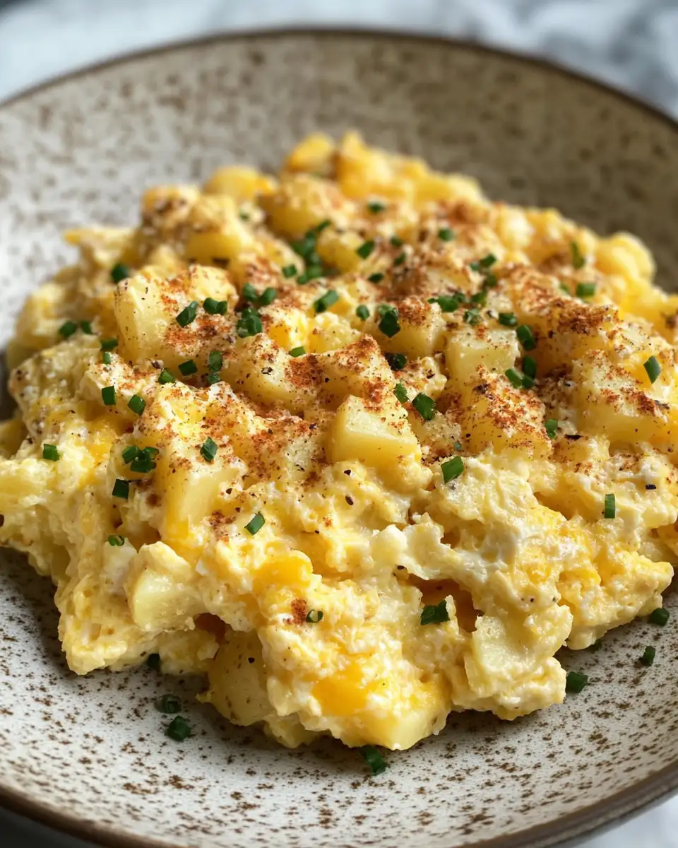Final dish - Ultimate Comfort: Cheesy Potato Egg Scramble Perfection