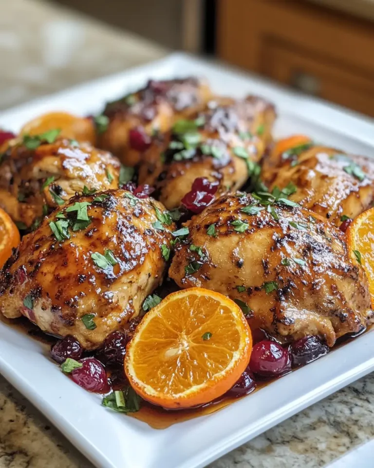 Zesty Cranberry Orange Chicken: A Flavorful Twist on Dinner - Featured Image