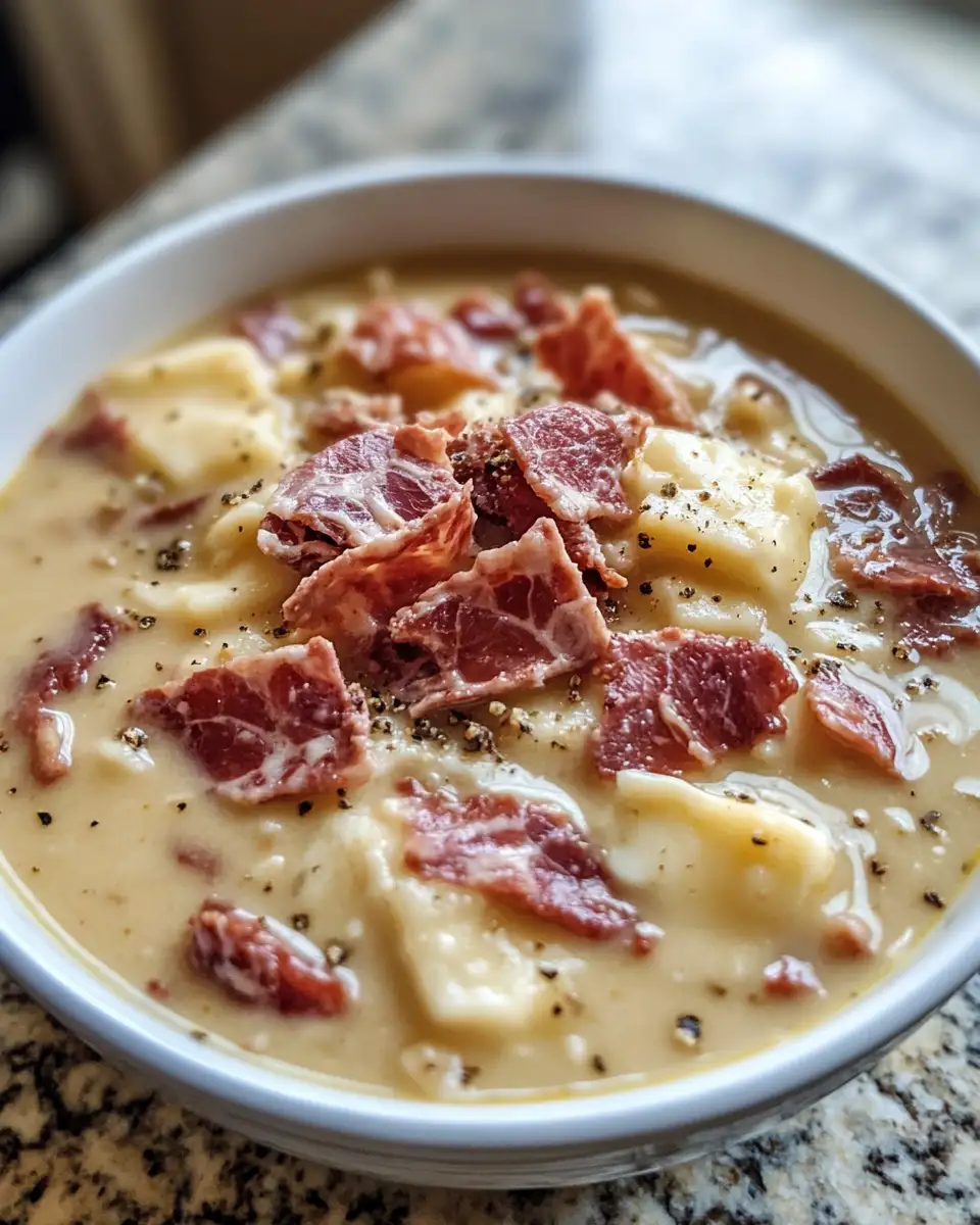 Final dish - Indulge in Comfort: Discover the Ultimate Creamy Reuben Soup Recipe