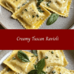 Creamy Tuscan Ravioli: A Taste of Italy 🇮🇹🍝