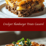 Cozy Crockpot Hamburger Potato Casserole 🍔🥔