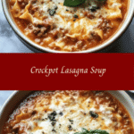 Crockpot Lasagna Soup: Comfort in a Bowl 🍜🍅