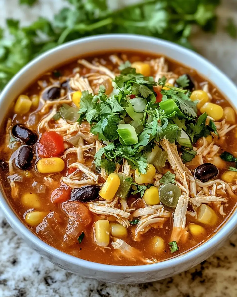 Final dish - Whip Up Comfort in a Bowl with Easy Chicken Taco Soup