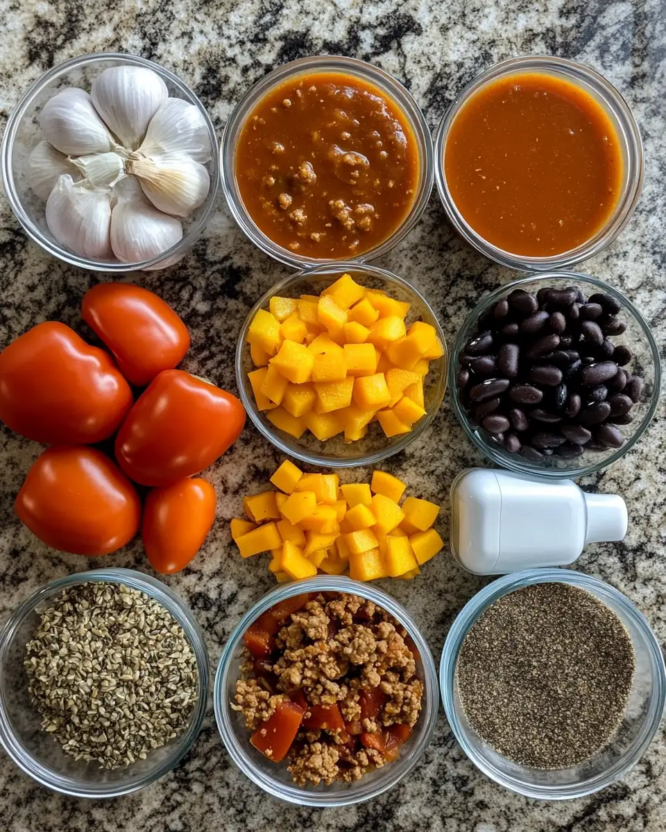 Ingredients for Cozy Up with This Easy Pumpkin Chicken Chili Recipe