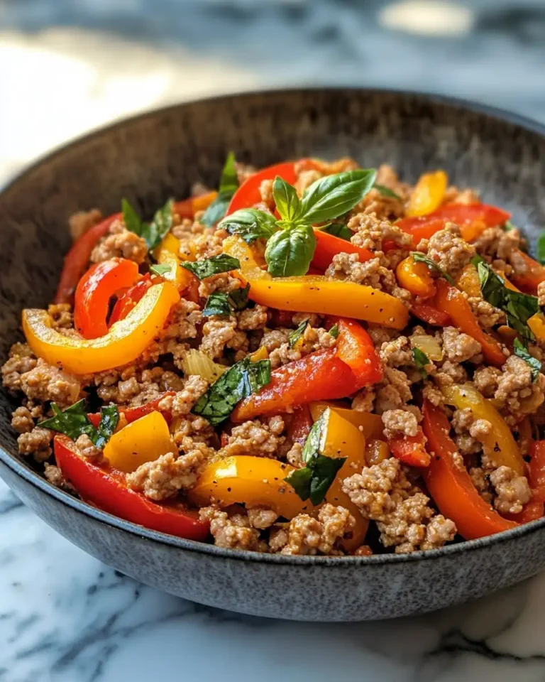 Savor the Flavor: Delicious Ground Turkey and Peppers Delight - Featured Image