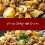 Savory Ground Turkey with Potatoes 🍗🥔