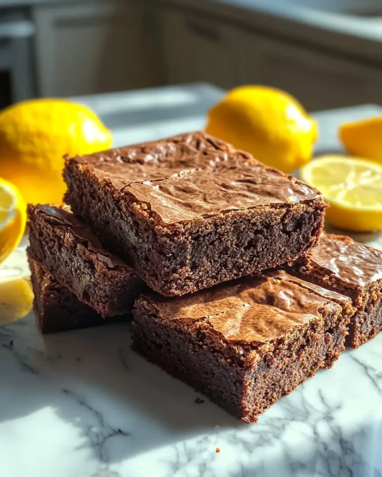 Zesty Delight: Discover the Magic of Handmade Lemon Brownies - Featured Image