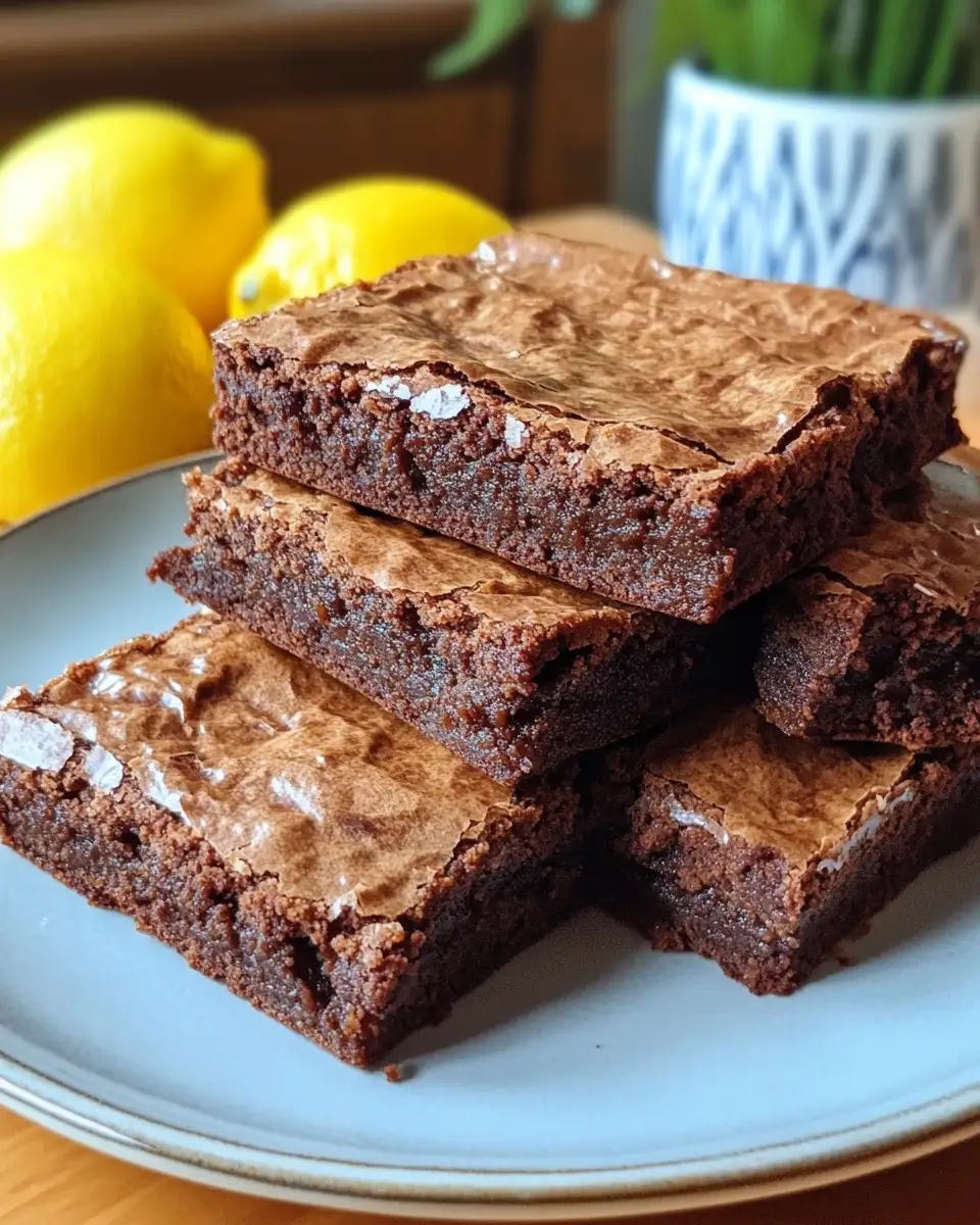 Final dish - Zesty Delight: Discover the Magic of Handmade Lemon Brownies