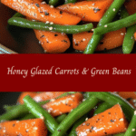 Honey Glazed Carrots & Green Beans 🥕🍯