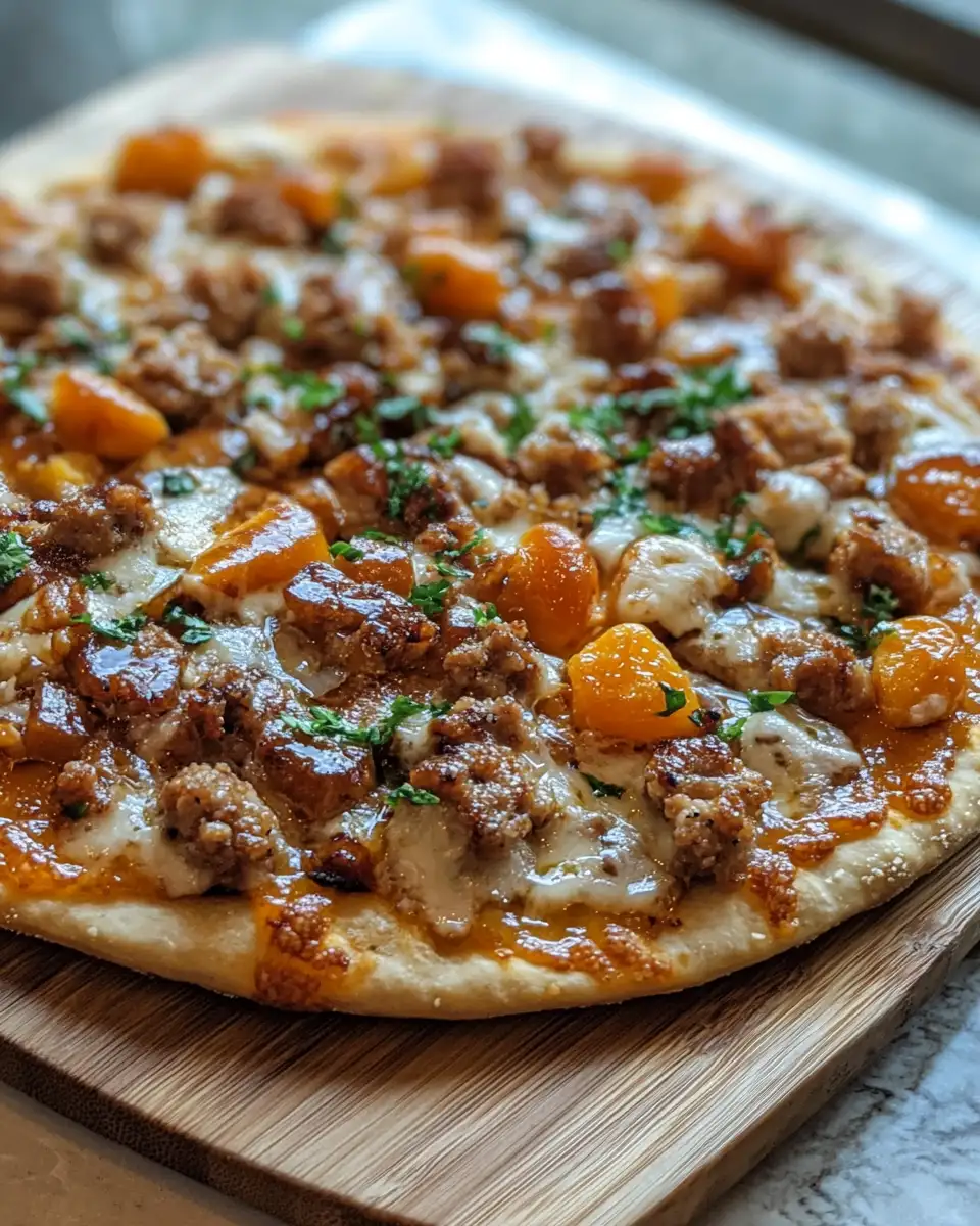 Final dish - Sizzling Sensation: Hot Honey Flatbread Pizza Delight