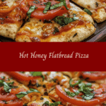 Hot Honey Flatbread Pizza 🍯🍕