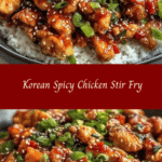 Korean Spicy Chicken Stir Fry 🍗🌶️