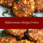 Mediterranean Chickpea Fritters 🥙🌱