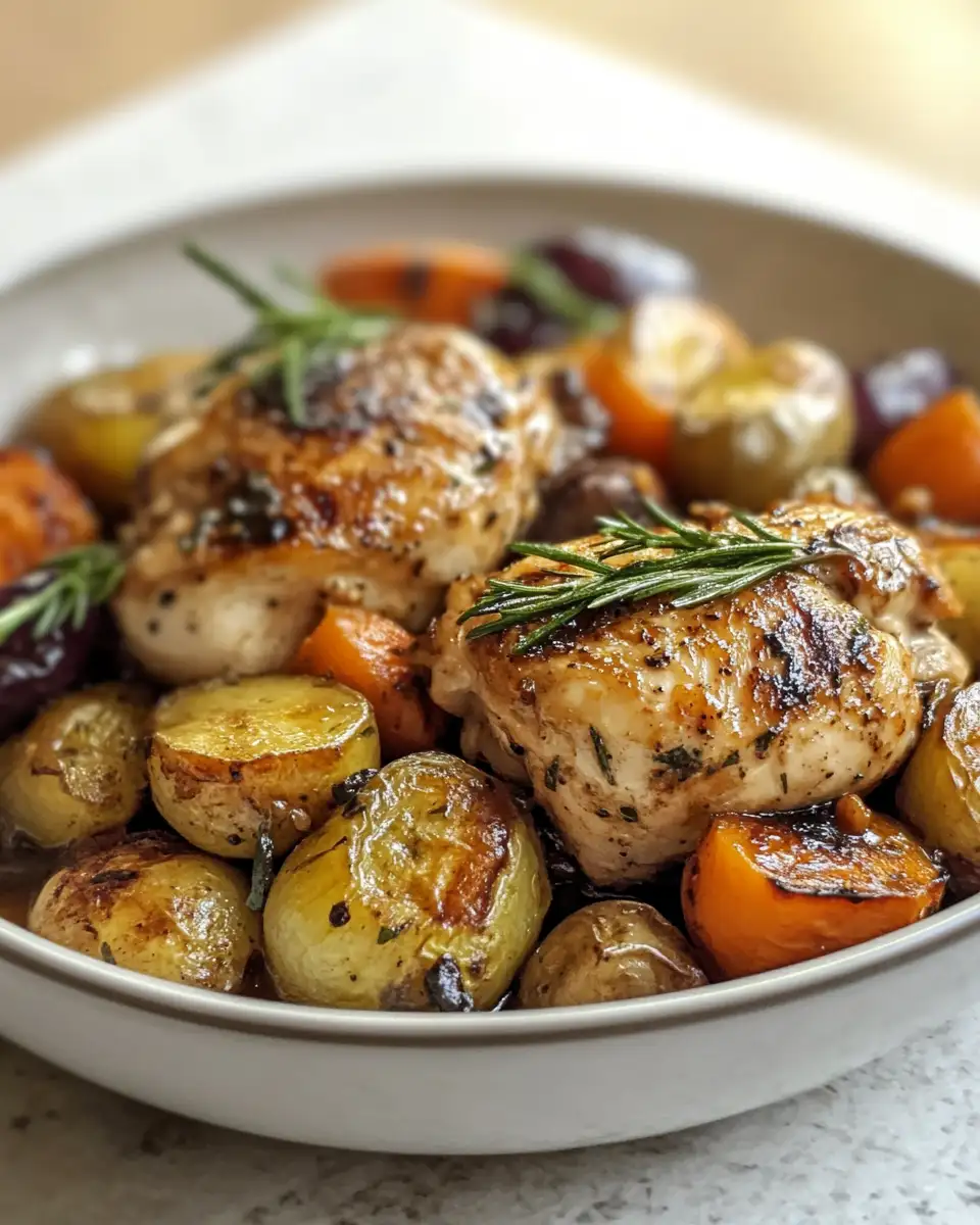 Final dish - Savor the Simplicity: One Pan Balsamic Chicken Bliss