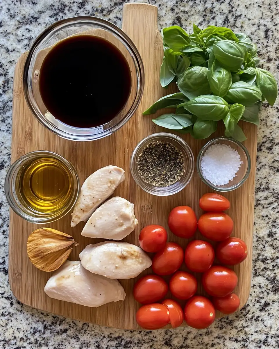 Ingredients for Savor the Simplicity: One Pan Balsamic Chicken Bliss