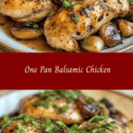 One Pan Balsamic Chicken 🍗🍂