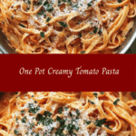 One Pot Creamy Tomato Pasta 🍅🍝