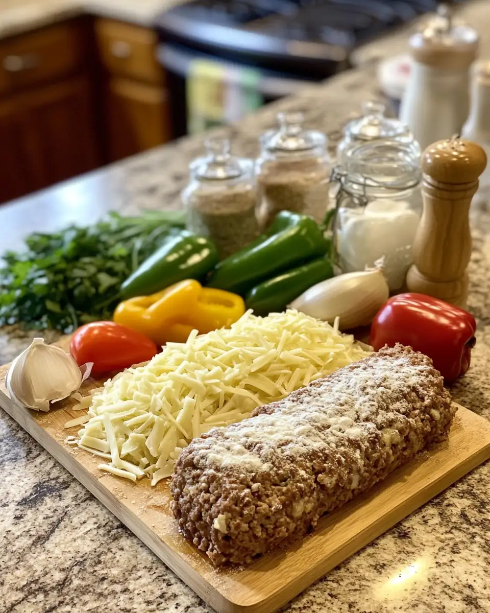Ingredients for Mouthwatering Twist: Discover the Ultimate Philly Cheesesteak Meatloaf
