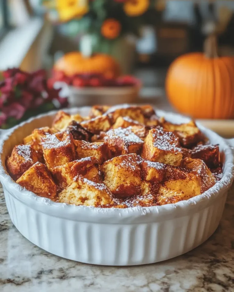 Cozy Up Your Fall Mornings with Pumpkin French Toast Casserole - Featured Image