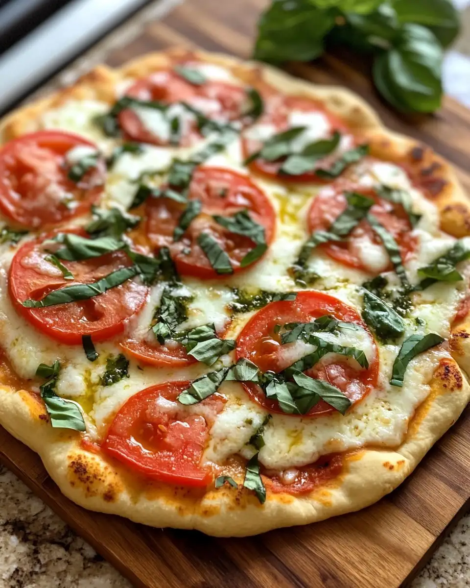 Final dish - Whip Up a Quick Caprese Naan Pizza in No Time