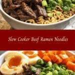 Savory Slow Cooker Beef Ramen Noodles 🍜🥩