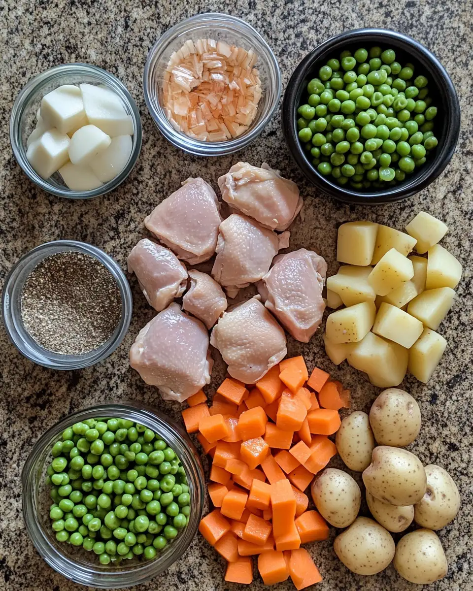 Ingredients for Cozy Up with the Ultimate Slow Cooker Chicken Stew