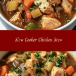Hearty Slow Cooker Chicken Stew 🍲🥕