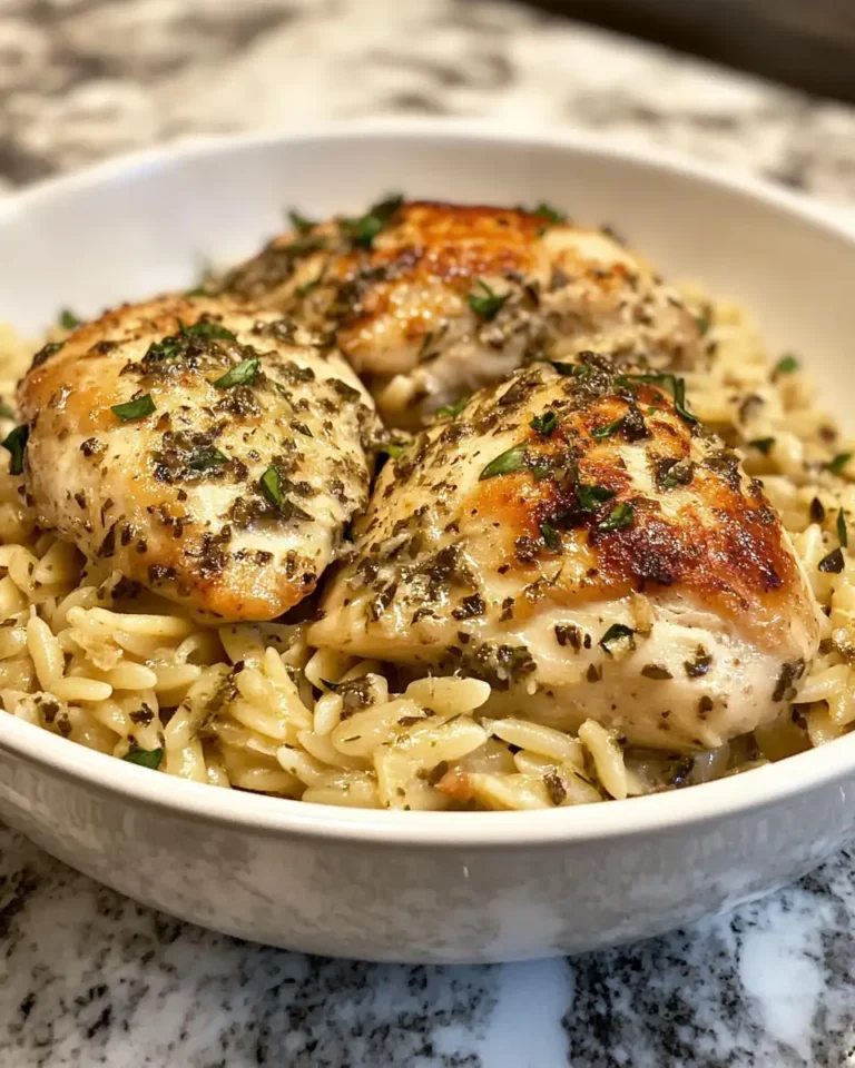 Unleash Comfort: Slow Cooker Parmesan Herb Chicken with Orzo Delight - Featured Image
