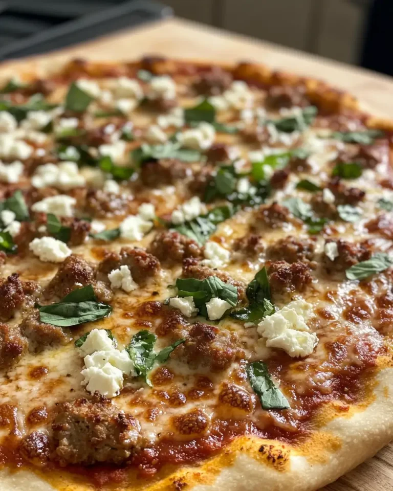 Spice Up Your Slice: Discover the Bold Flavors of Spicy Hot Sausage Feta Honey Pizza - Featured Image