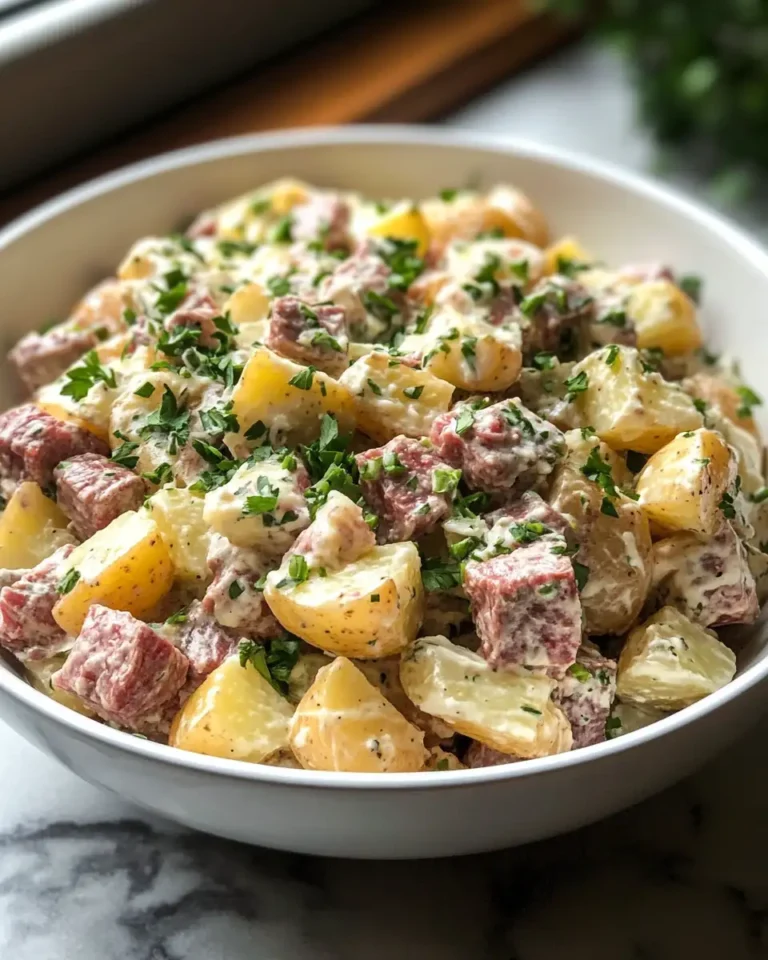 Ultimate Steakhouse Potato Salad Recipe: A Savory Sidekick for Your Grilled Feasts - Featured Image