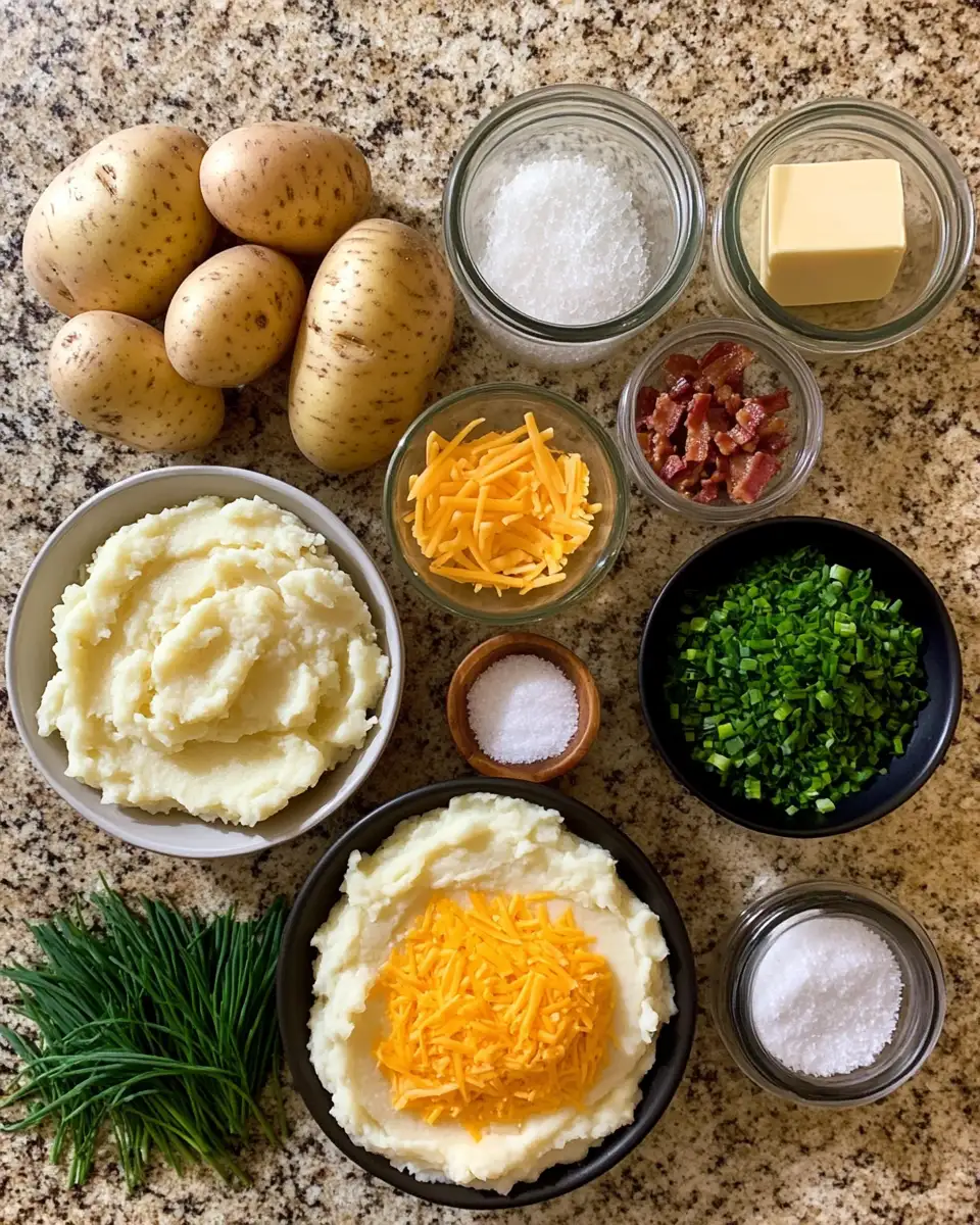 Ingredients for Deliciously Divine: Stuffed Mashed Potato Nests You Need to Try