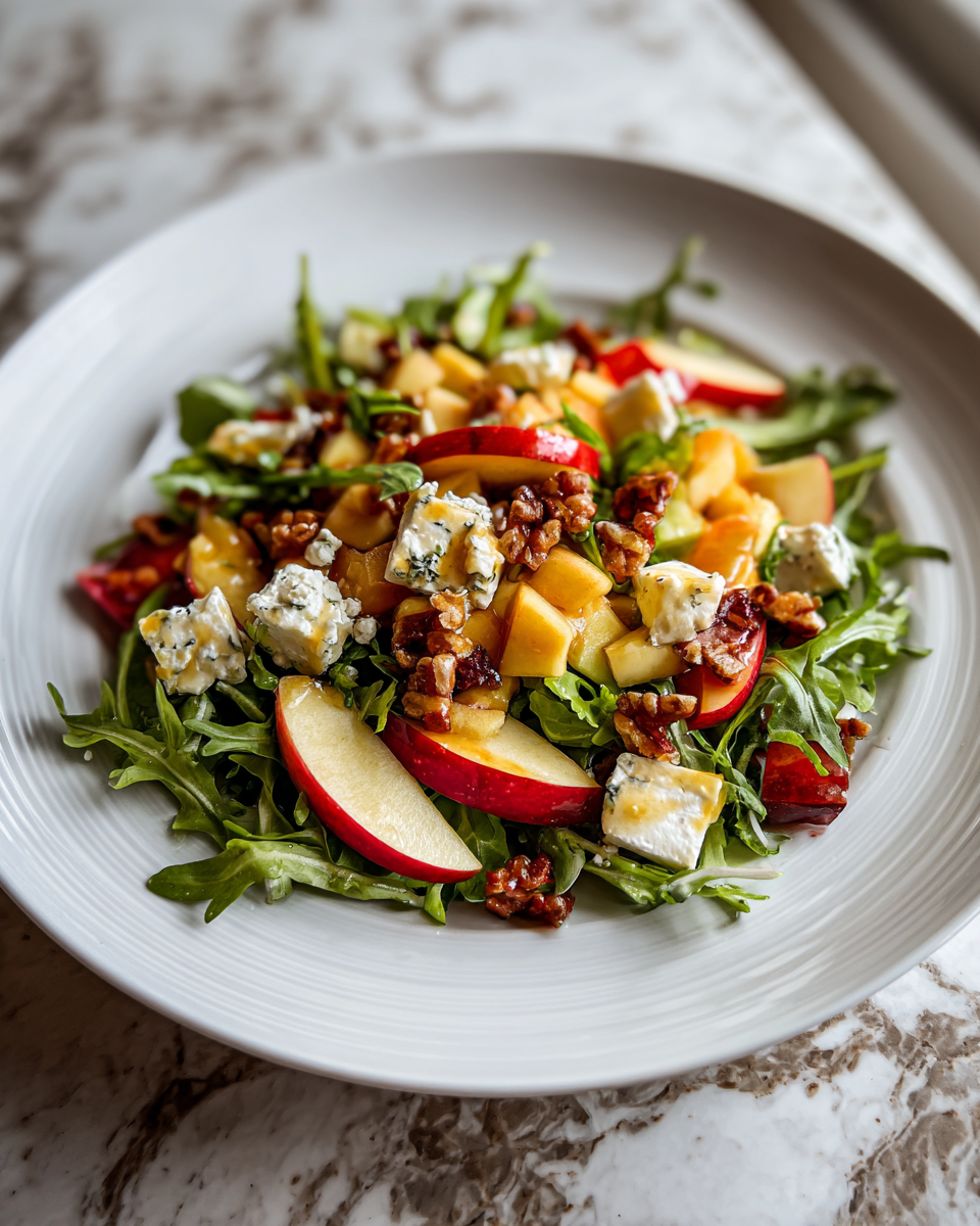 Crisp and Tangy: Dive into Autumn with Our Honeycrisp Apple and Feta Salad 6 Final dish - Crisp and Tangy: Dive into Autumn with Our Honeycrisp Apple and Feta Salad