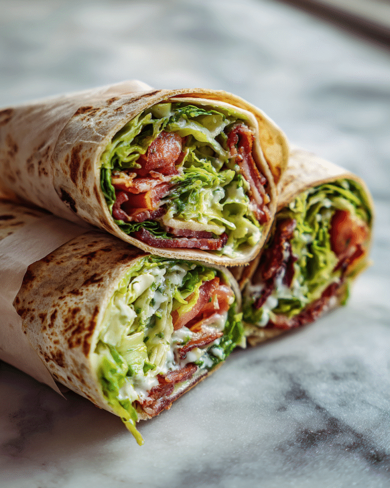Unwrap the Flavor: BLT Wraps with Secret Sauce Unveiled - Featured Image