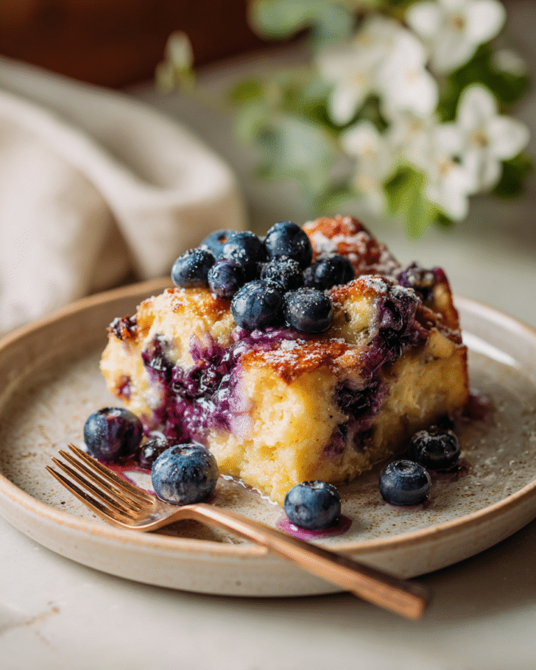 Wake Up to Bliss: Blueberry Buttermilk Pancake Casserole Delight - Featured Image