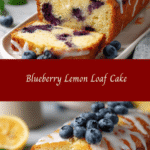 Bursting Bliss: Blueberry Lemon Loaf Cake Delight