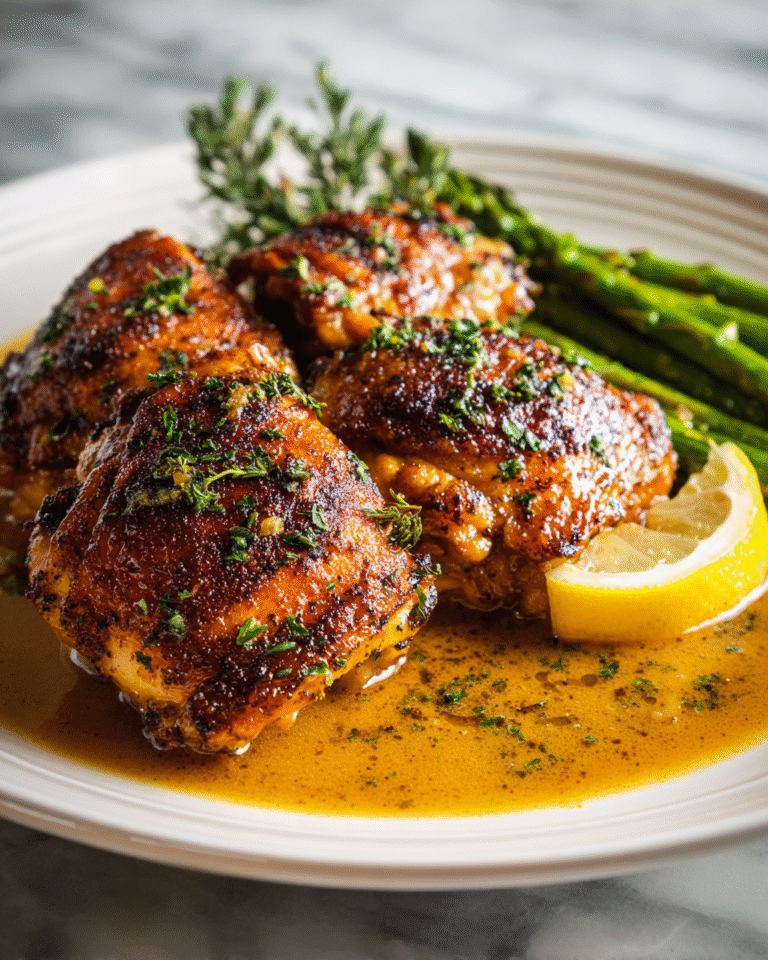 Irresistibly Sweet and Savory: Brown Sugar Dijon Chicken Thighs Delight - Featured Image