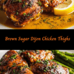 Irresistibly Sweet and Savory: Brown Sugar Dijon Chicken Thighs Delight