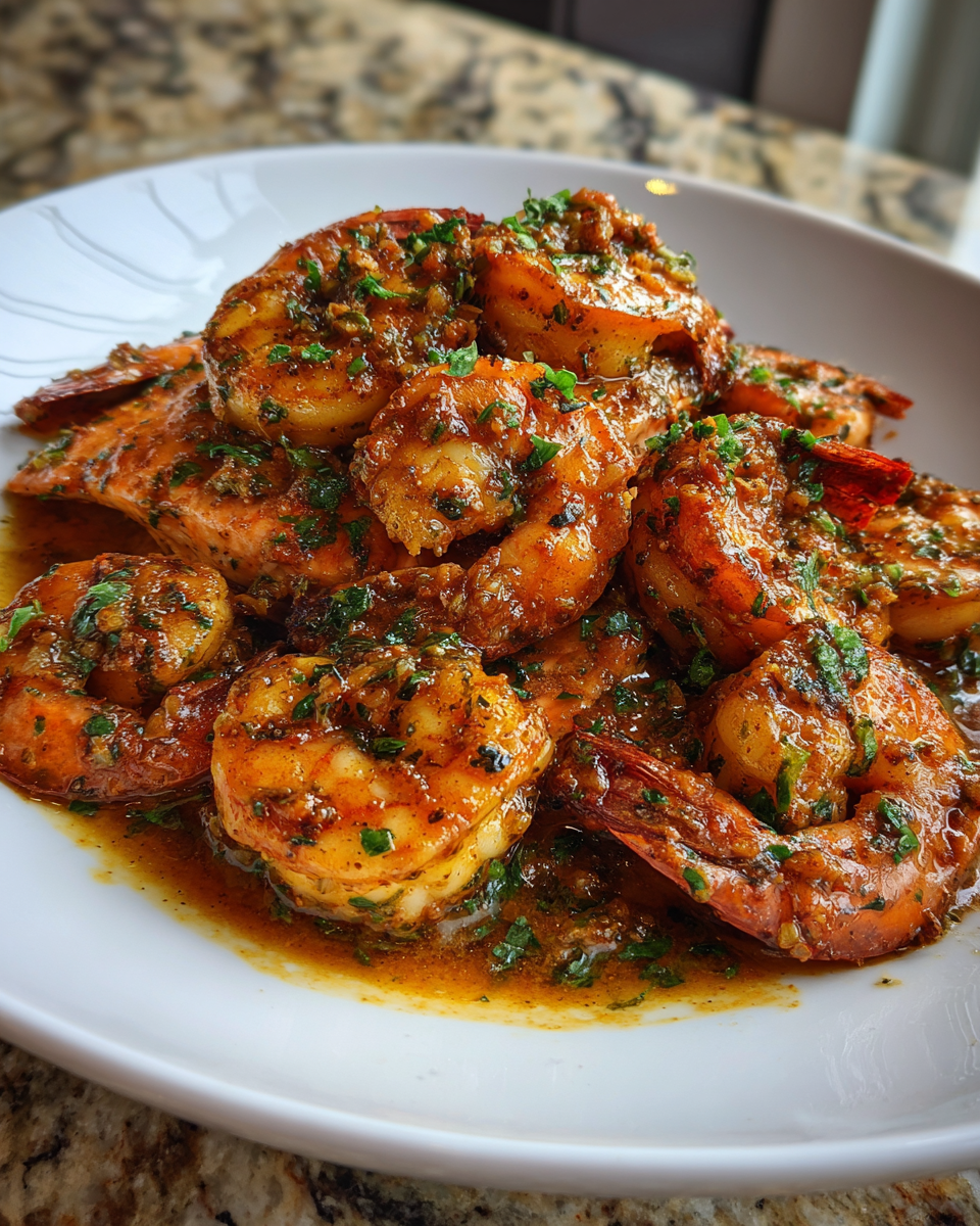 Savory Cajun Shrimp and Salmon Dance in a Luscious Garlic Cream Sauce 6 Final dish - Savory Cajun Shrimp and Salmon Dance in a Luscious Garlic Cream Sauce