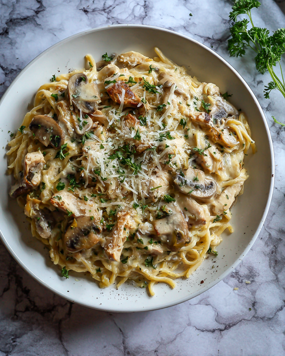 Final dish - Creamy Comfort: Discover the Ultimate Chicken Tetrazzini Recipe