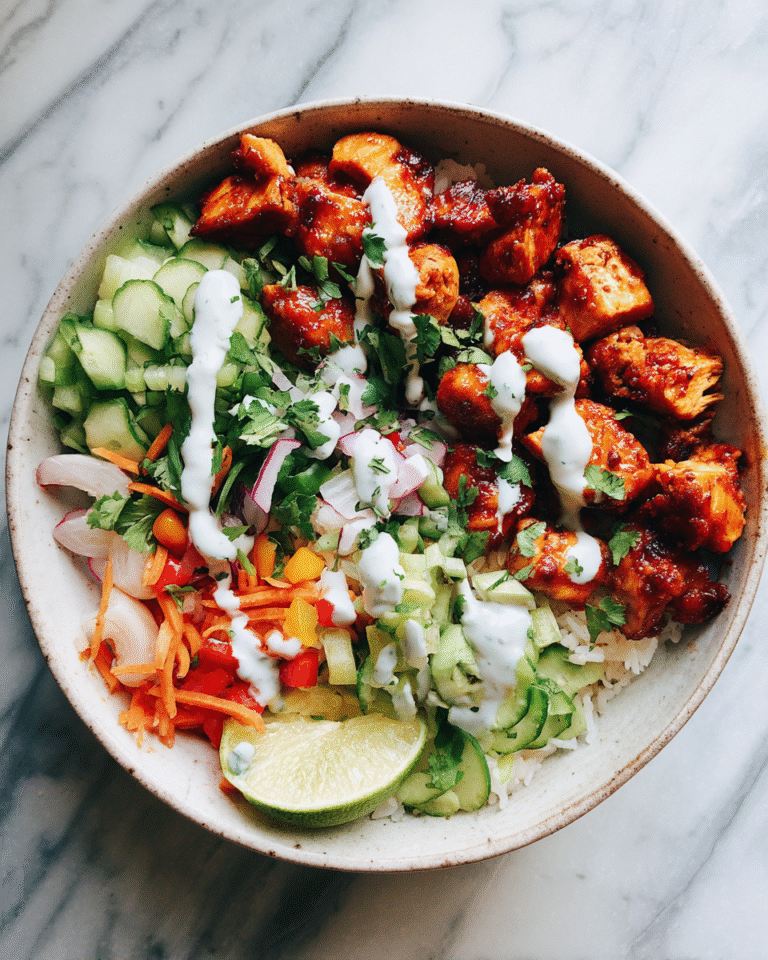 Spice Up Your Dinner with a Chili Chicken Bowl and Coconut Lime Drizzle - Featured Image