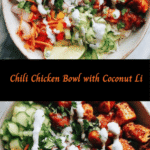 Spice Up Your Dinner with a Chili Chicken Bowl and Coconut Lime Drizzle