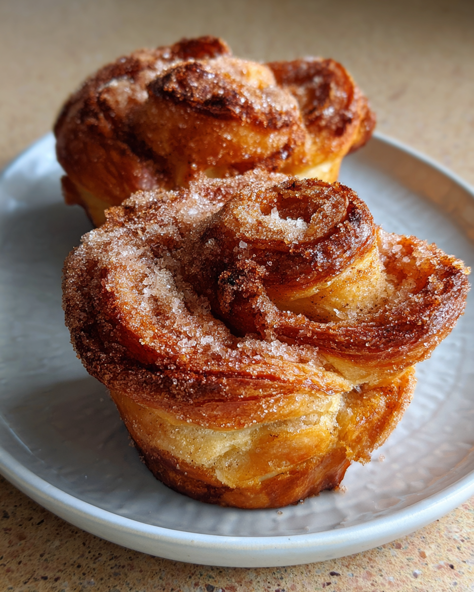 Final dish - Cinnamon Sugar Cruffins: The Irresistible Pastry Mashup You Need to Try